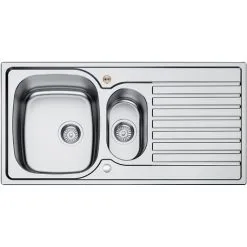 Kitchen Sink Shop 64 Bristan Inox Easyfit 1.5 Bowl Universal Kitchen Sink 1000mm L X 500mm W - Stainless Steel