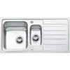 Bristan Index Easyfit 1.5 Bowl Universal Kitchen Sink 970mm L X 500mm W - Stainless Steel