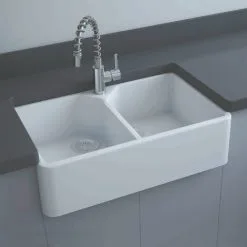 RAK CERAMICS RAK Gourmet 10 Ceramic Belfast Kitchen Sink 2.0 Bowl 800mm L X 500mm W - White 7 RAK CERAMICS RAK Gourmet 10 Ceramic Belfast Kitchen Sink 2.0 Bowl 800mm L X 500mm W - White -Kitchen Sink Shop 15725292 3