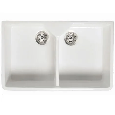 RAK CERAMICS RAK Gourmet 10 Ceramic Belfast Kitchen Sink 2.0 Bowl 800mm L X 500mm W - White 4 RAK CERAMICS RAK Gourmet 10 Ceramic Belfast Kitchen Sink 2.0 Bowl 800mm L X 500mm W - White - Image 4