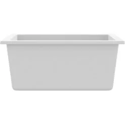 Kitchen Sink With Overflow Hole White Granite VidaXL -Kitchen Sink Shop 25847976 5