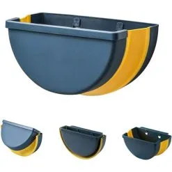 Kitchen Garbage Bins, Folding Hanging Trash Can For Kitchen, Office, Bathroom (Blue) SOEKAVIA