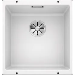 Kitchen Sink Shop 45 Blanco Sink Subline 400-U In Silgranit PuraDur Undermount 43x46cm, White (523426)