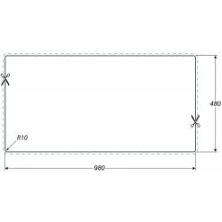 Rangemaster Andesite Kitchen Sink 1.0 Bowl Black Granite Inset Reversible Waste 7 Rangemaster Andesite Kitchen Sink 1.0 Bowl Black Granite Inset Reversible Waste -Kitchen Sink Shop 43248889 4