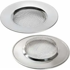 Langray Set Of 2 Sink Colanders For Shower, Socket Hole Hair Catcher Bath Or Kitchen Sinks Stainless Steel Sink Drain Filters. 3 Inch Diameter 7.6cm -Kitchen Sink Shop 51793933 4