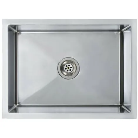 Topdeal Handmade Kitchen Sink With Strainer Stainless Steel FF145078UK 2 Topdeal Handmade Kitchen Sink With Strainer Stainless Steel FF145078UK - Image 2