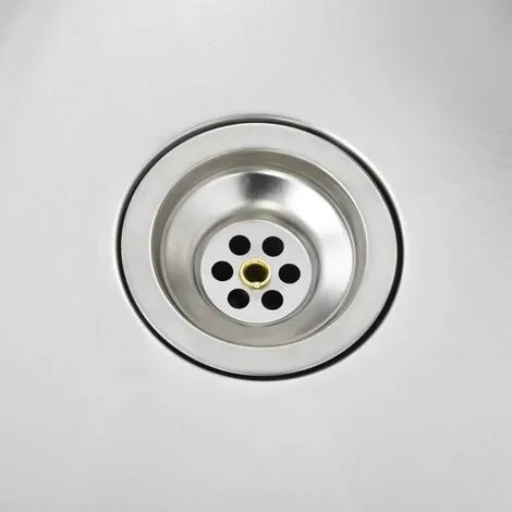 Topdeal Handmade Kitchen Sink With Strainer Stainless Steel FF145078UK 3 Topdeal Handmade Kitchen Sink With Strainer Stainless Steel FF145078UK - Image 3