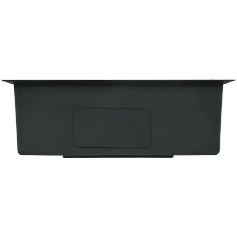 Topdeal Handmade Kitchen Sink With Strainer Black Stainless Steel FF145084UK 5 Topdeal Handmade Kitchen Sink With Strainer Black Stainless Steel FF145084UK - Image 5