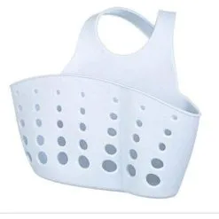 EINEMGELD Kitchen Sink Rack Soap Sponge Drain Rack Double Hanging Basket Storage Sucker Kitchen Storage Box Sink Accessories Washing Direct Sales