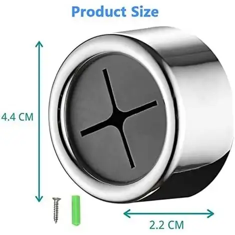 EINEMGELD 4 Pieces Kitchen Towel Hooks Round Adhesive Dish Towel Hook Premium Chrome Finish & Easy Installation Wall Mount Hand Towel Hook Ideal As Bathroom, Shower Or Outdoor Towel Holders 2 EINEMGELD 4 Pieces Kitchen Towel Hooks Round Adhesive Dish Towel Hook Premium Chrome Finish & Easy Installation Wall Mount Hand Towel Hook Ideal As Bathroom, Shower Or Outdoor Towel Holders - Image 2