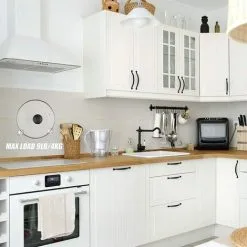 MONLY Kitchen Sponge Holder Sink Sponge Holder Stainless Steel Self Adhesive Sink Sponge Holder For Sponges Brush Pot Lid Dish Cloth 4 Pieces Silver -Kitchen Sink Shop 68261895 4