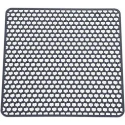 DKSFJKL Kitchen Sink Mat Standard Soft Silicone Heat Resistant Kitchen Sink Mat (Gray), One Size