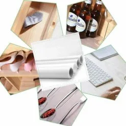 MONLY Drawer Mat Transparent EVA Waterproof Washable Cupboard Mat Table Mat For Home And Kitchen Antibacterial Refrigerator Mat (45 X 150cm) -Kitchen Sink Shop 72642905 4