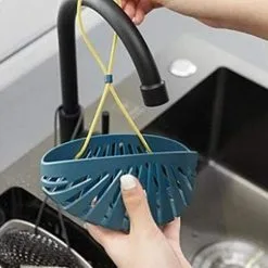 EINEMGELD Kitchen Sink Sponge Holder, Storage Baskets With Sanitary Drainage Holes, Sponge Holder Kitchen Sink Organizer For Kitchen Bathroom -Kitchen Sink Shop 75326440 4