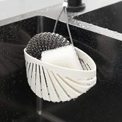 EINEMGELD Kitchen Sink Sponge Holder, Storage Baskets With Sanitary Drainage Holes, Sponge Holder Kitchen Sink Organizer For Kitchen Bathroom -Kitchen Sink Shop 75327171 5