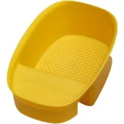 EINEMGELD Kitchen Sink Sponge Holder, Kitchen Sink Drainer, Plastic Sink Organizer, Sponge Holder, For Sink Hanging Basket For Kitchen Bathroom Yellow