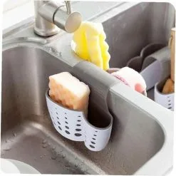 EINEMGELD Storage Shelves Sponge Shelf Sponge Shelf Plastic Faucet -Kitchen Sink Shop 75330180 4
