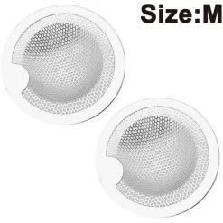 Kitchen Sink Shop 19 JENDREK PAUL LIMITED Pieces Kitchen Sink Strainer, Anti-Clog Stainless Steel Kithen Sink Drain Strainer Basket