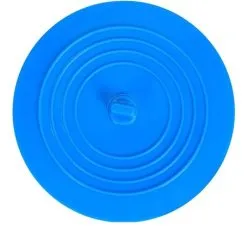 RHAFAYRE Drain Stopper, 15cm Universal Silicone Rubber Tub Stopper Drain Plug Cover For Kitchen Bathroom Sink Bathtub Drain Cover, Travel Silicone Rubber Drain Plug (Blue)