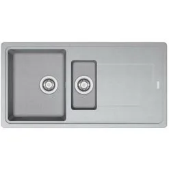 Franke Gemini GMD651UG 1.5 Bowl Tectonite Reversible Urban Grey Kitchen Sink