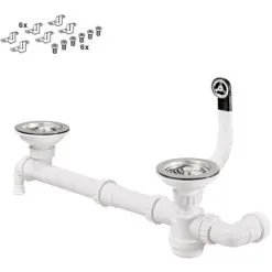 Liquida DK20WH 2.0 Bowl Composite Inset Reversible Large White Kitchen Sink 7 Liquida DK20WH 2.0 Bowl Composite Inset Reversible Large White Kitchen Sink -Kitchen Sink Shop 81167239 3