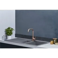 Liquida CU15GR 1.5 Bowl Composite Inset Reversible Grey Kitchen Sink 7 Liquida CU15GR 1.5 Bowl Composite Inset Reversible Grey Kitchen Sink -Kitchen Sink Shop 81167272 3