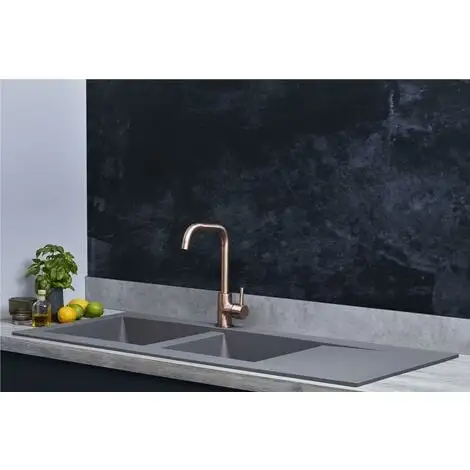 Liquida EW20GR 2.0 Bowl Composite Inset Reversible Grey Kitchen Sink 3 Liquida EW20GR 2.0 Bowl Composite Inset Reversible Grey Kitchen Sink - Image 3