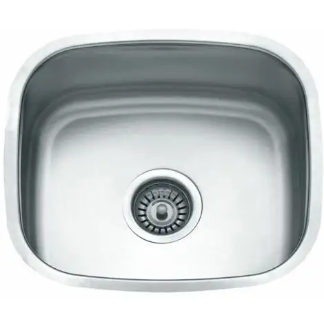 SCOTT & JAMES Scott & James Medium Rounded Undermount Sink 445 X 395 Mm - Stainless Steel - NSS0038 1 SCOTT & JAMES Scott & James Medium Rounded Undermount Sink 445 X 395 Mm - Stainless Steel - NSS0038