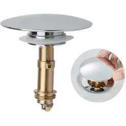 TUMALAGIA Drain Plug Pop Up Plug Suitable For Kitchen 66mm