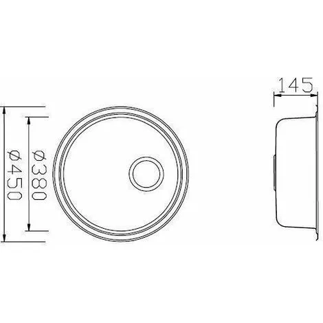 Sauber S�uber Round Kitchen Sink Single Bowl Drainer Stainless Steel Inset Basket Waste 3 Sauber S�uber Round Kitchen Sink Single Bowl Drainer Stainless Steel Inset Basket Waste - Image 3