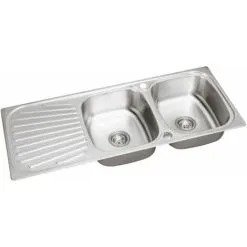 Sauber Inset Stainless Steel Sink - 2 Bowl 7 Sauber Inset Stainless Steel Sink - 2 Bowl -Kitchen Sink Shop 8756074 3