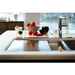 Franke Mythos MMX 251 1.5 Bowl Stainless Steel Kitchen Sink With R/Hand Drainer -Kitchen Sink Shop 89714569 3