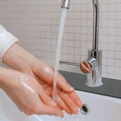 TUMALAGIA Silicone Faucet Mat, For Diatomaceous Earth Faucet, Quick Dry, Kitchen Sink, Splash Guard, For Kitchen, Bathroom, Bathroom Tools (Grey) -Kitchen Sink Shop 89795538 3