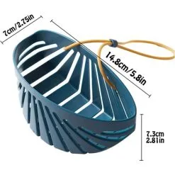 XINUY Bag Sink Sponge Holder Hanging Drain Sponge Holder Basket Sponge Utensil Holder Sink Sponge Soap Sink Shelf Dish Rack For Draining, Placing Sponge, -Kitchen Sink Shop 93540670 3