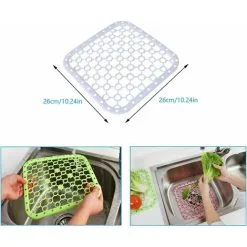 TUMALAGIA Sink Insert, Sink Mat, Drain Mat, Non-slip Mat, Plastic Protective Mat, The Kitchen Sink Mat, Mat For Drain Openings, Protects The Sink, Sink And Drain -Kitchen Sink Shop 94621751 3