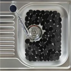 TUMALAGIA PVC Kitchen Sink Mat Black3040 -Kitchen Sink Shop 94622178 3