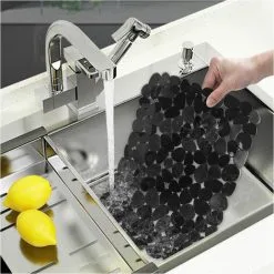 TUMALAGIA PVC Kitchen Sink Mat Black3040 -Kitchen Sink Shop 94622178 4
