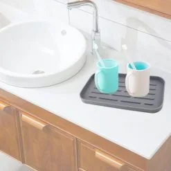 EINEMGELD Sponge Holder - Kitchen Sink Organizer Silicone Tray For Sponge, Soap Dispenser And Other Dish Accessories -Kitchen Sink Shop 97380070 4