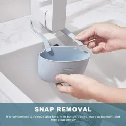 MEZHENG Kitchen Sink Sponge Holder, Sponge Holder Kitchen Sink Organizer Sponge Holder Sink Basket Kitchen Sink Organizer For Kitchen Utensils Holder -Kitchen Sink Shop 97455493 4