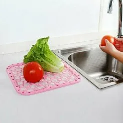 GTA 3 Pieces Ideal Sink Pad Plastic Sink Protective Pad Hanging Sink Bottom Sink Fruit And Vegetable Drainage Pad White Green Pink 2626cm 8 GTA 3 Pieces Ideal Sink Pad Plastic Sink Protective Pad Hanging Sink Bottom Sink Fruit And Vegetable Drainage Pad White Green Pink 2626cm -Kitchen Sink Shop 97691008 4