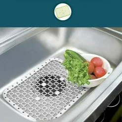 GTA 3 Pieces Ideal Sink Pad Plastic Sink Protective Pad Hanging Sink Bottom Sink Fruit And Vegetable Drainage Pad White Green Pink 2626cm 9 GTA 3 Pieces Ideal Sink Pad Plastic Sink Protective Pad Hanging Sink Bottom Sink Fruit And Vegetable Drainage Pad White Green Pink 2626cm -Kitchen Sink Shop 97691008 5