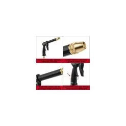 WENH Garden Shower Gun Nozzles With 4 Watering Modes Garden High Pressure Hand Shower Used For Car Washing Garden Irrigation Pet Shower -Kitchen Sink Shop 98422859 4